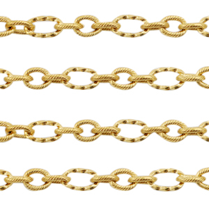 Stainless steel findings belcher chain&nbsp;anchor cable Gold