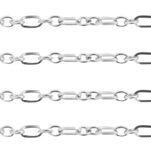 Stainless steel findings belcher chain Silver