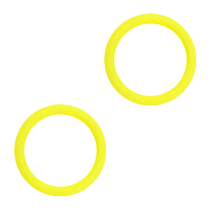 Rubber ends Yellow