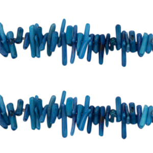 Ocean bamboo beads Teal Blue