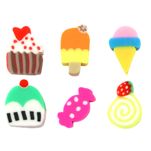 Polymer beads sweets Multicolour