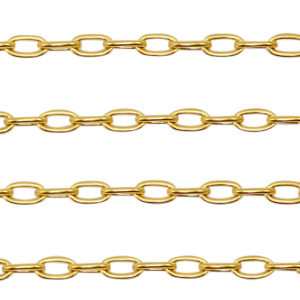 Stainless steel belcher chain anchor cable Gold