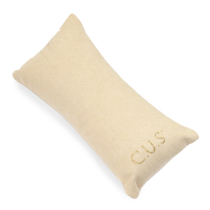 Jewellery display cushion velvet C.U.S&reg; Natural Beige