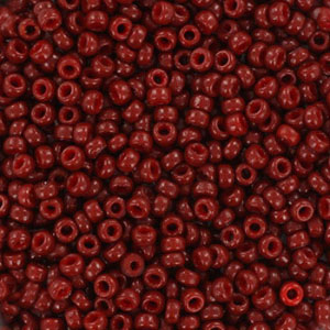 Miyuki seed beads 11/0 Duracoat Opaque Maroon Red 11-4470