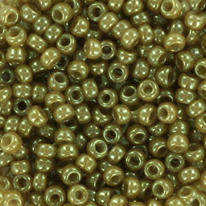 Miyuki seed beads 8/0 Ceylon Translucent Celery Green 8-2374