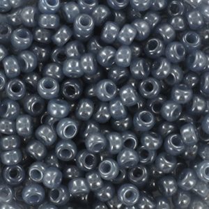 Miyuki seed beads 8/0 Ceylon Translucent Slate Blue 8-2378
