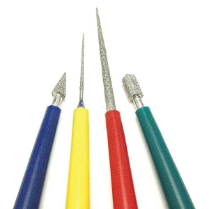 Beadsmith bead reamer set Multicolour-Silver