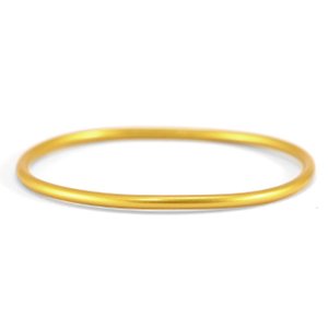 Inspired temple bangles 3mm size M Aspen Gold
