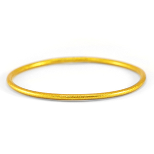 Inspired temple bangles 3mm size M Gold