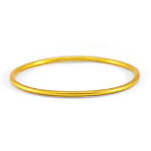 Inspired temple bangles 3mm size S Gold