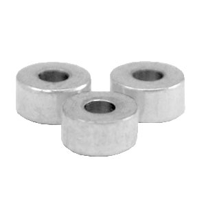Stainless steel beads disc 4mm Silver