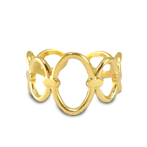 Stainless steel rings Gold