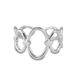 Stainless steel rings Silver