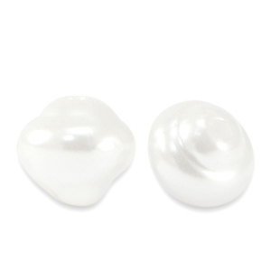 Imitation freshwater pearls White