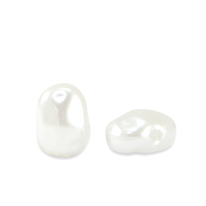 Imitation freshwater pearls White