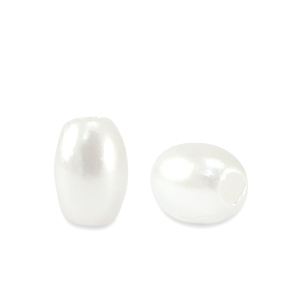 Imitation freshwater pearls rice White