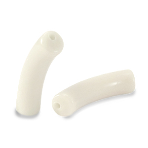 Acrylic beads tube Off White