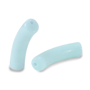 Acrylic beads tube Light Blue