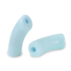 Acrylic beads tube Light Blue