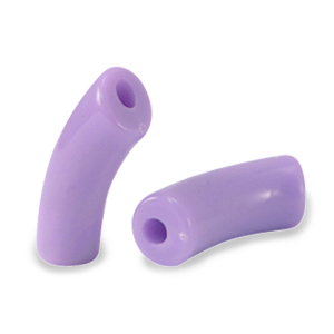 Acrylic beads tube Sheer Lilac
