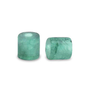 Natural stone beads Quartz disc 2x2mm Bermuda Green