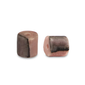 Natural stone beads Marble disc 2x2mm Pink-Brown