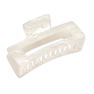 Hair accessories hair claw Pearl Shine Off White