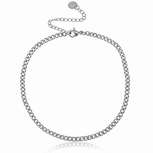 Stainless steel anklets chain Silver