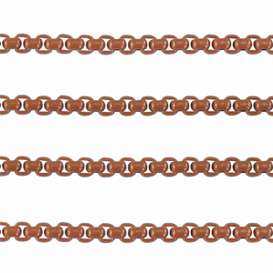 Belcher chain 3mm Brown