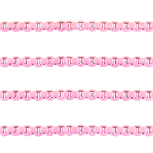 Belcher chain 3mm Pink