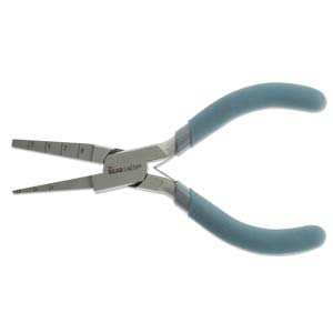 Beadsmith Square Rite pliers with spring Turquoise-Silver