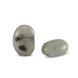 Natural stone beads Quartz oval Smokey Grey