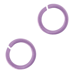 Colourful jewellery findings jump rings Purple