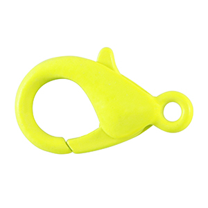 Colourful jewellery findings lobster clasp Neon Yellow