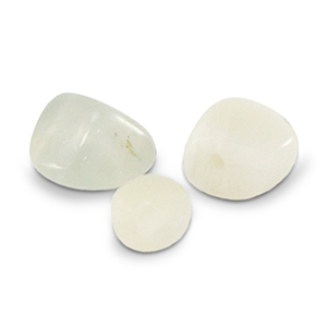 Natural stone beads Moonstone White