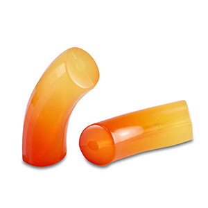 Acrylic beads tube Orange