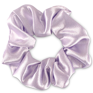 Scrunchie silky hair tie Lilac Purple