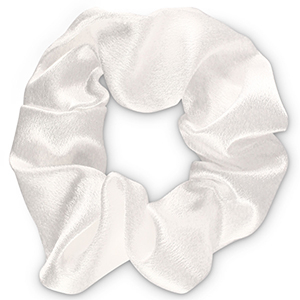 Scrunchie silky hair tie Off White