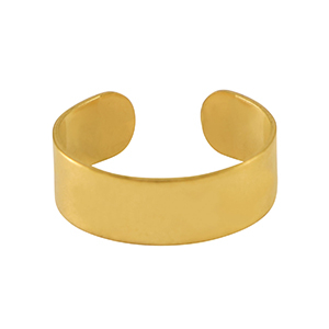 Stainless steel findings rings Gold