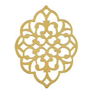 Stainless steel charms bohemian Gold