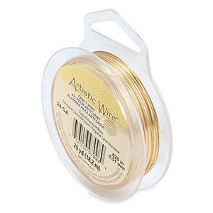 24 Gauge Artistic Wire Tarnish Resistant Brass