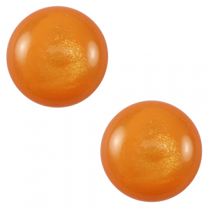 7 mm classic Polaris Elements cabochon Jais Pumpkin Orange