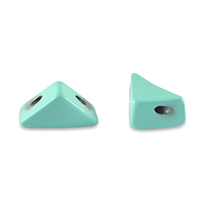 Tile beads triangle Ocean Blue