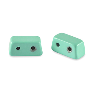 Tile beads rectangle Turquoise