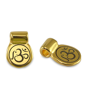DQ European metal sliders Ohm Gold (nickel free)