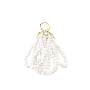 Top Faceted charms Gold-White