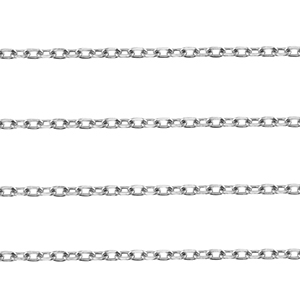 Stainless steel findings belcher chain anchor cable Silver
