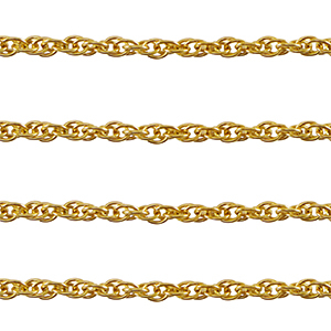Stainless steel findings belcher chain twist Gold