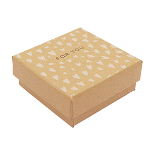 Jewellery (gift) box "for you"&nbsp; Brown