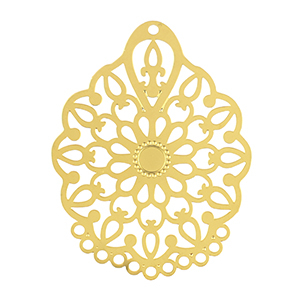 Stainless steel charms bohemian Gold